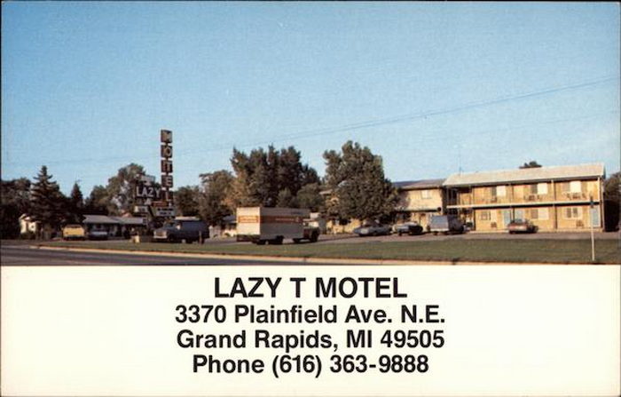 Lazy T Motel - Vintage Postcard (newer photo)